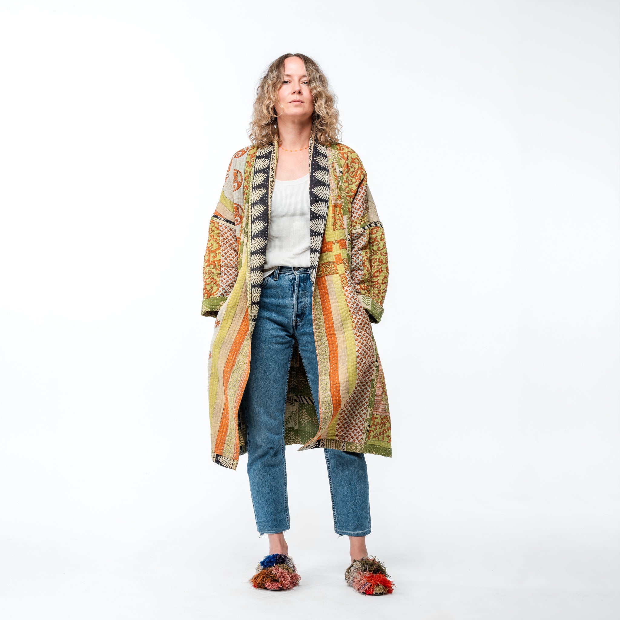 Up Cycled Kantha Coat 