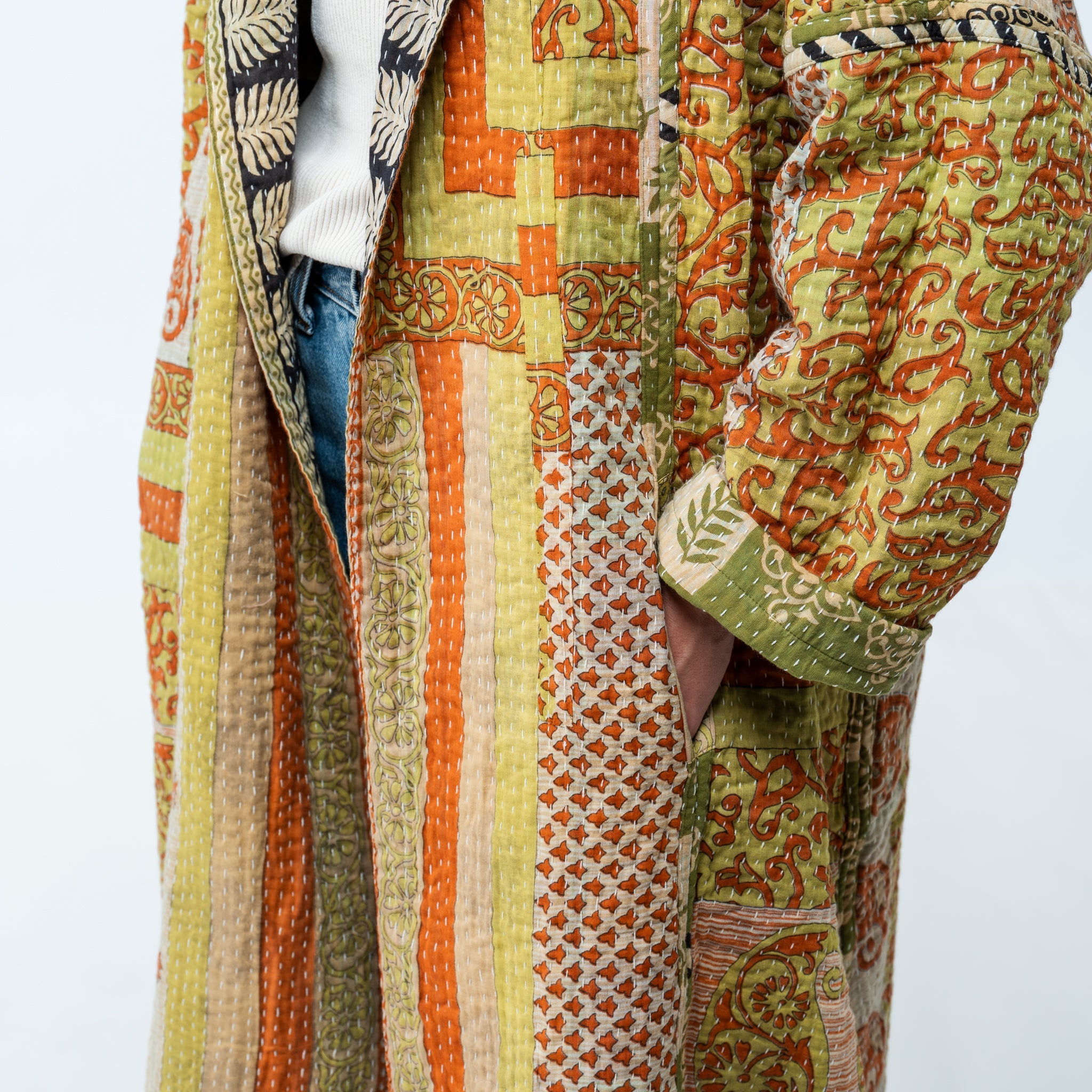 Up Cycled Kantha Coat 