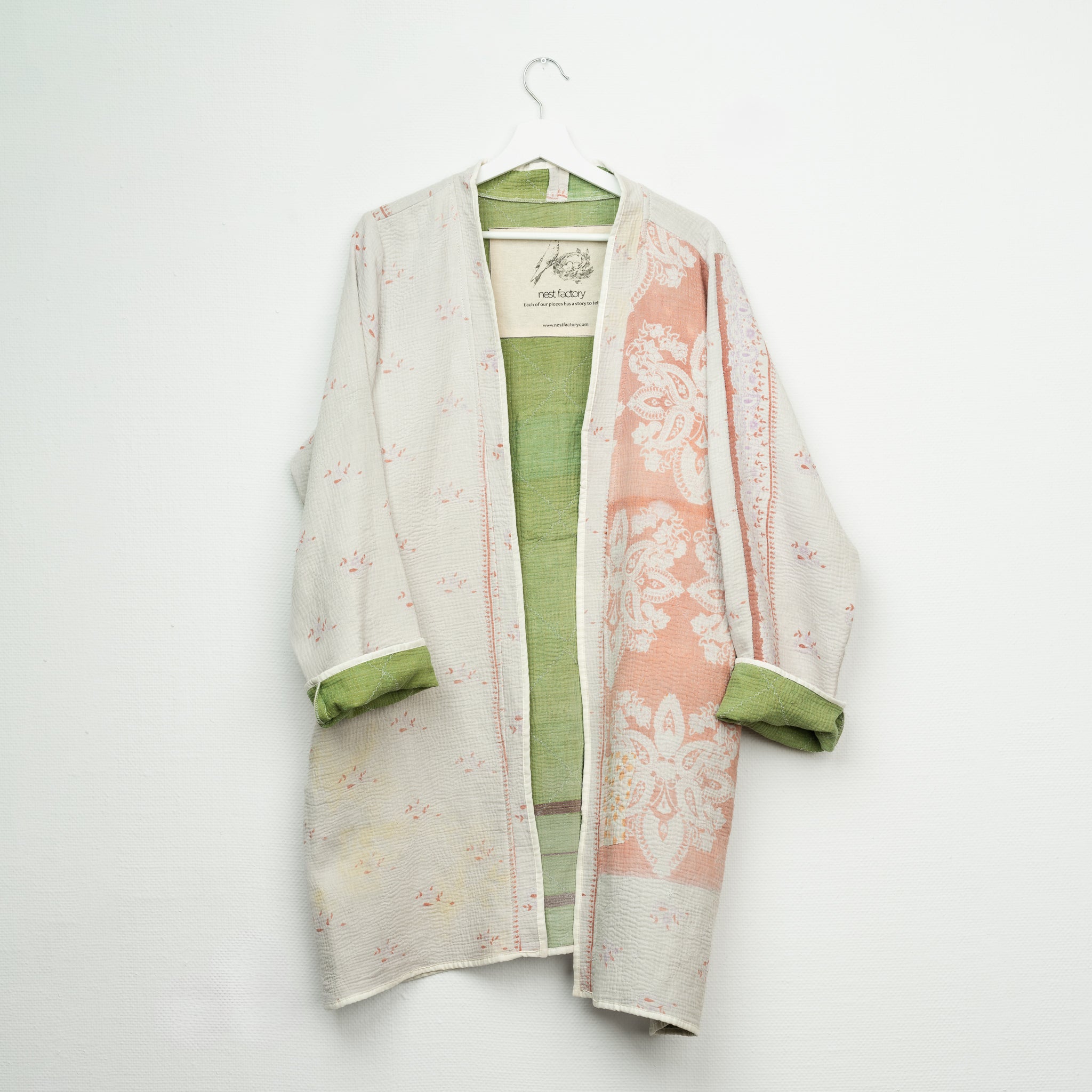 Vintage Kantha Coat Long-1 