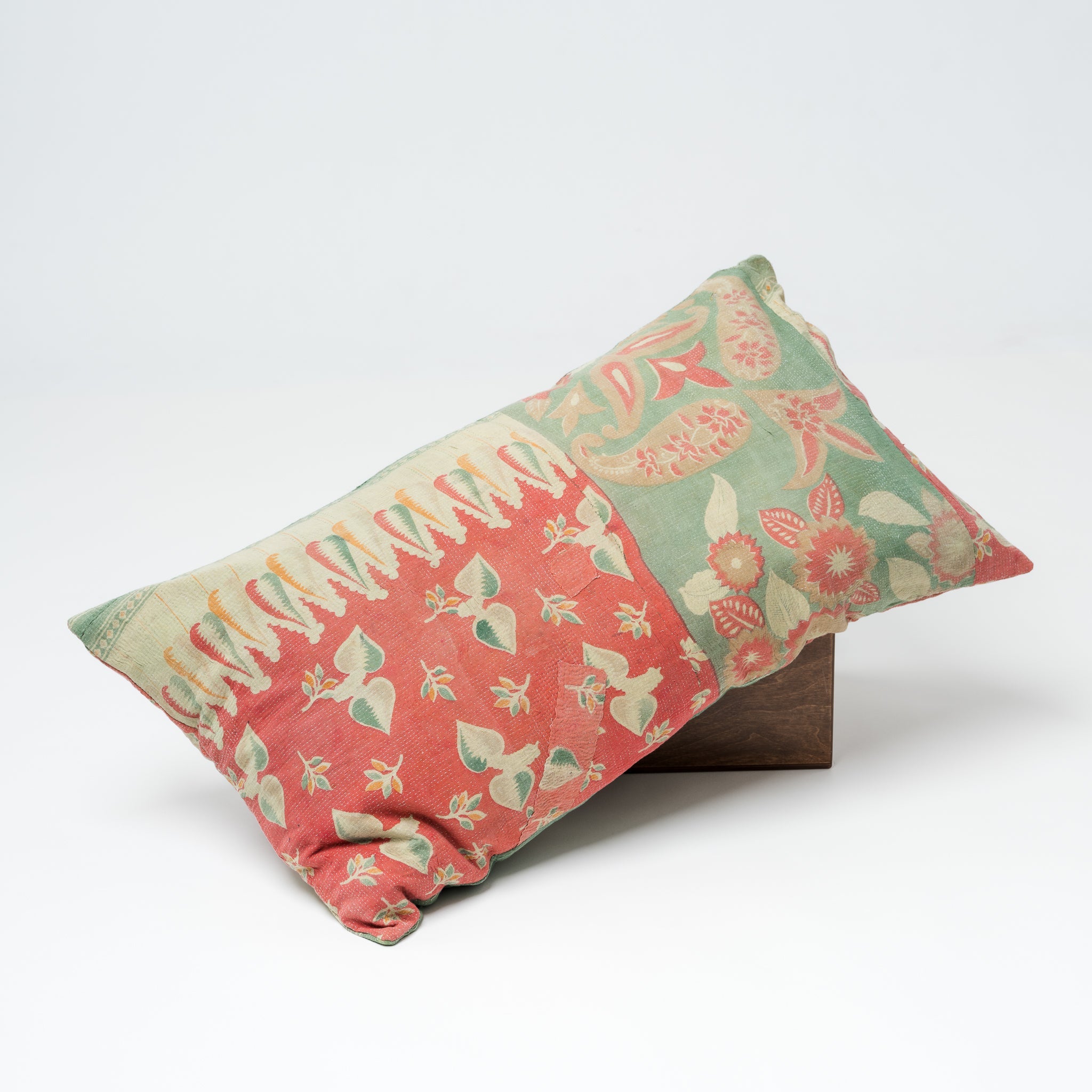 Vintage Kantha Lounge Pillow Pastels 