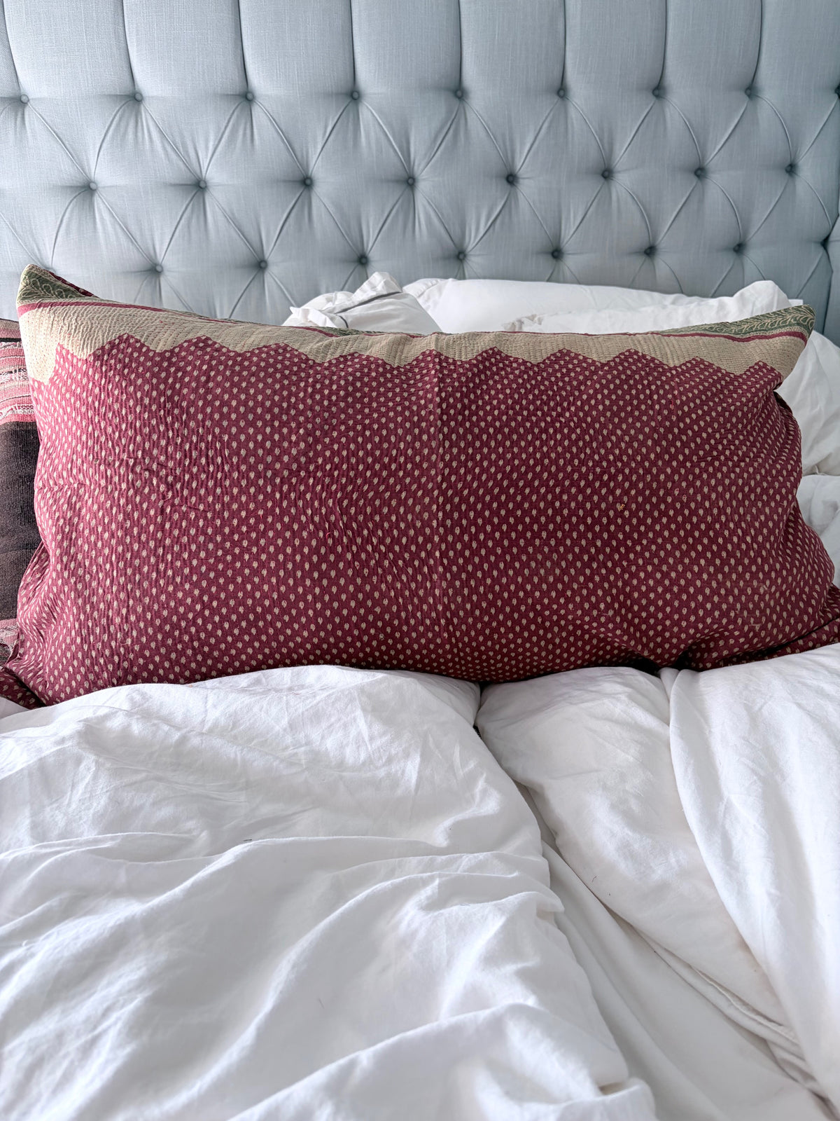 Vintage Kantha Lounge Pillow Royal 