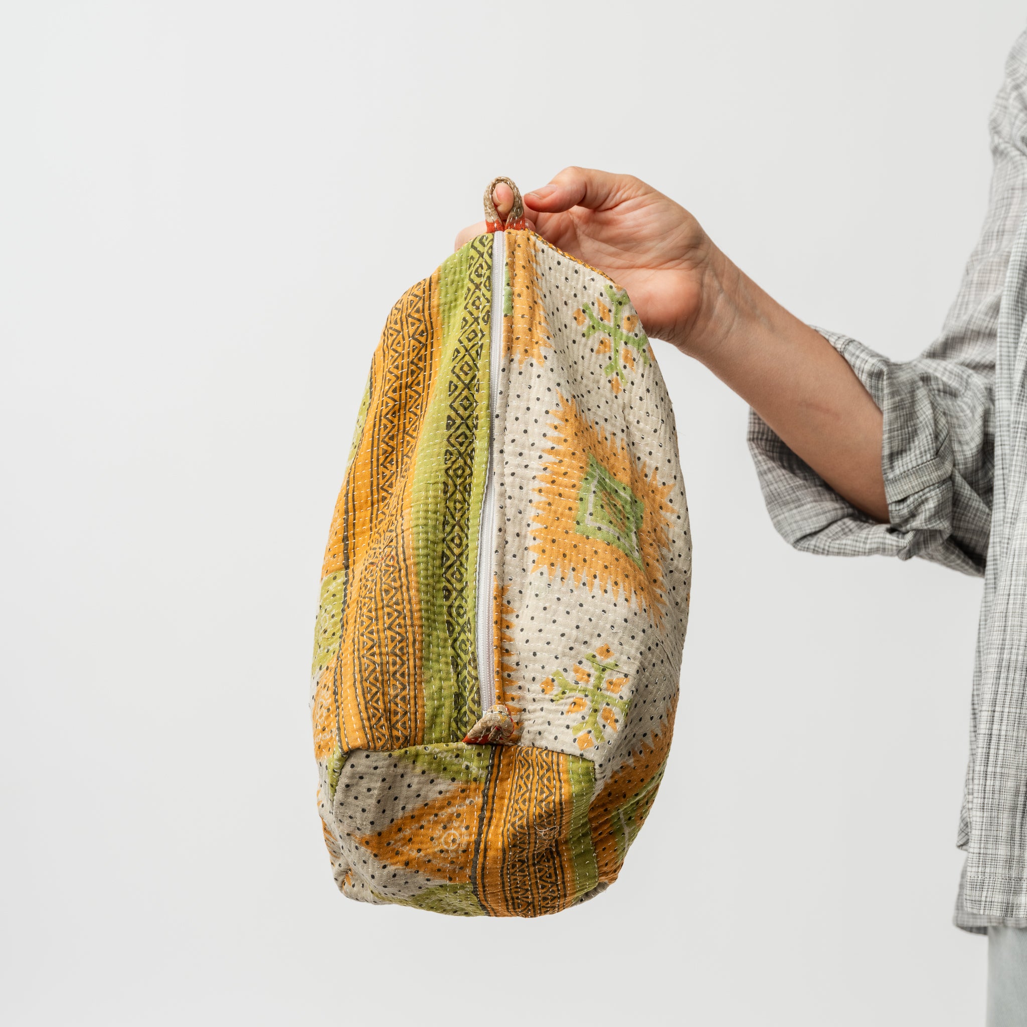 Vintage Kantha Toiletry Pouch 4 