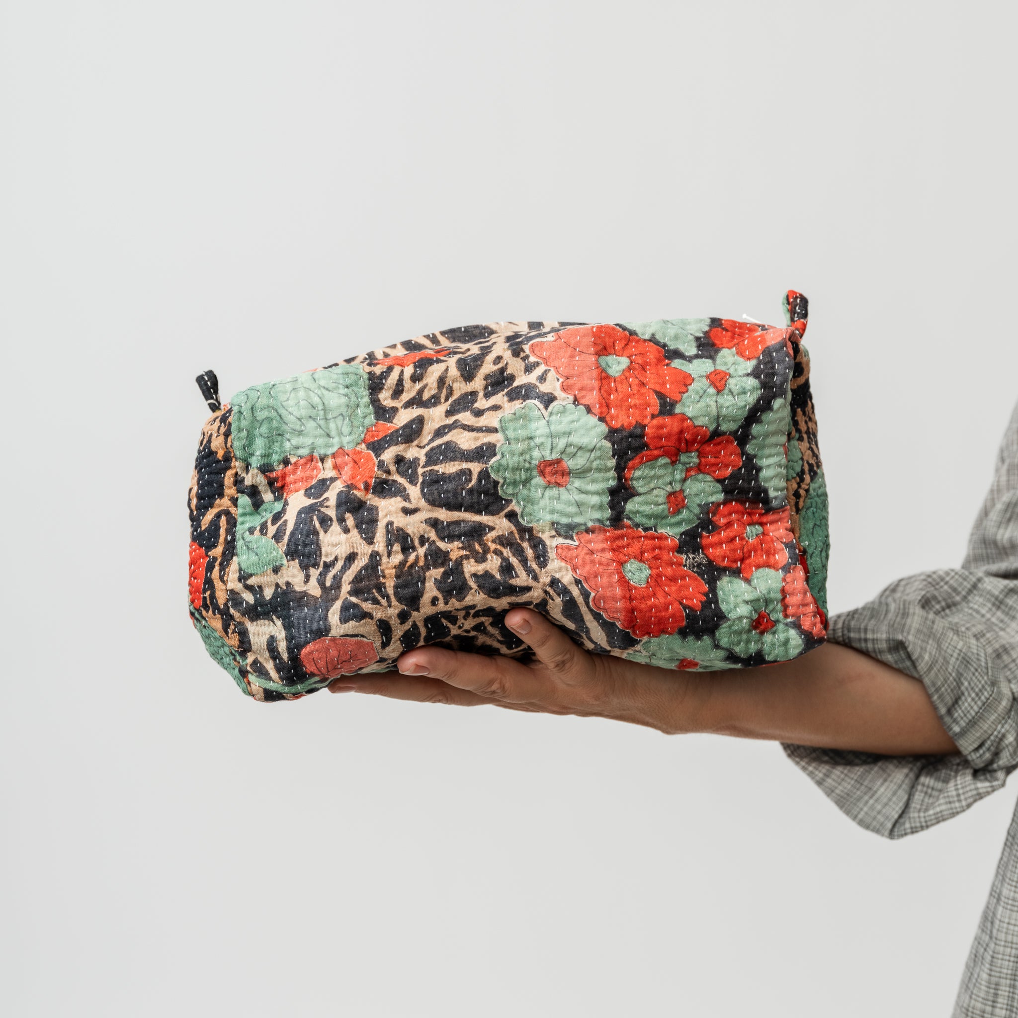 Vintage Kantha Toiletry Pouch 6 
