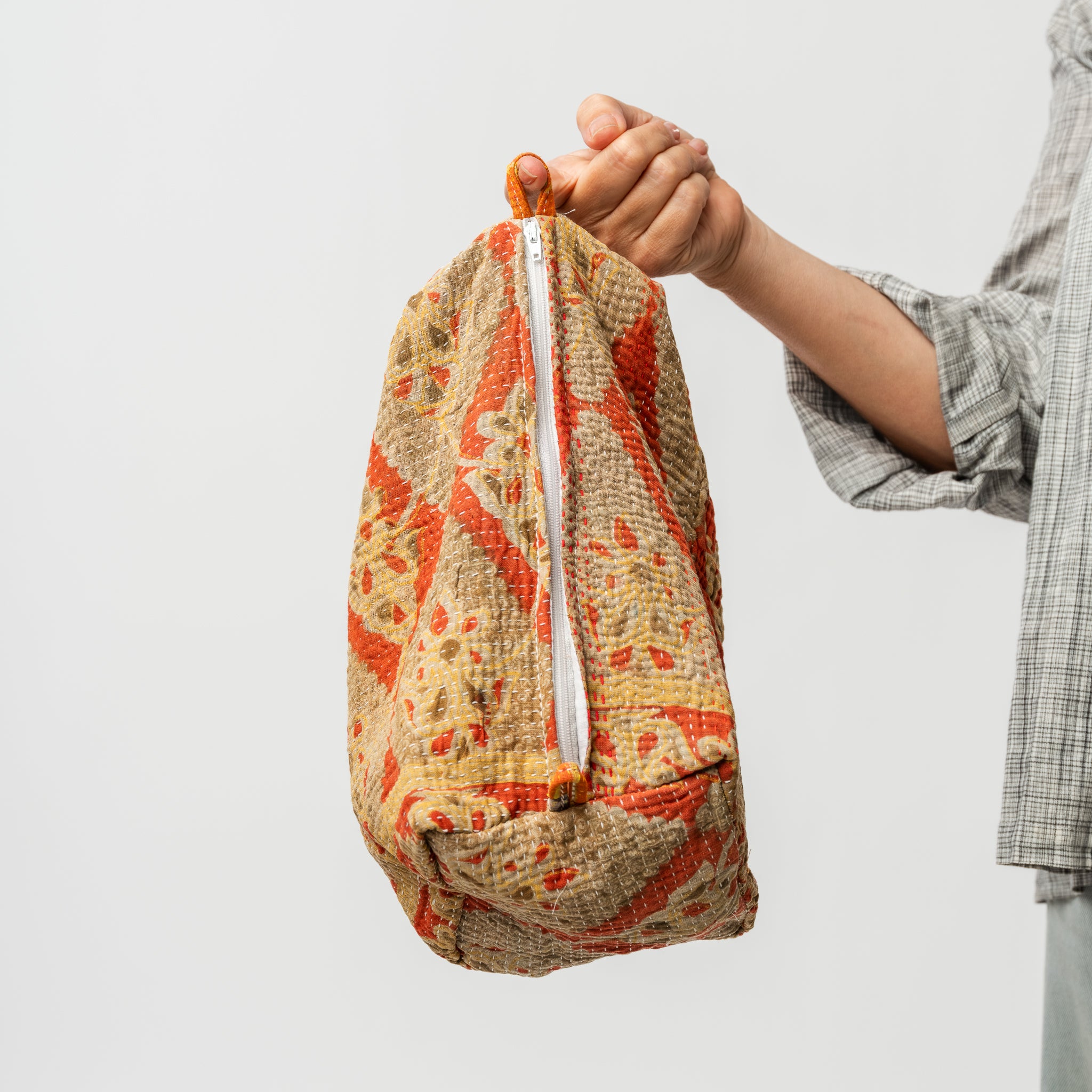 Vintage Kantha Toiletry Pouch 7 