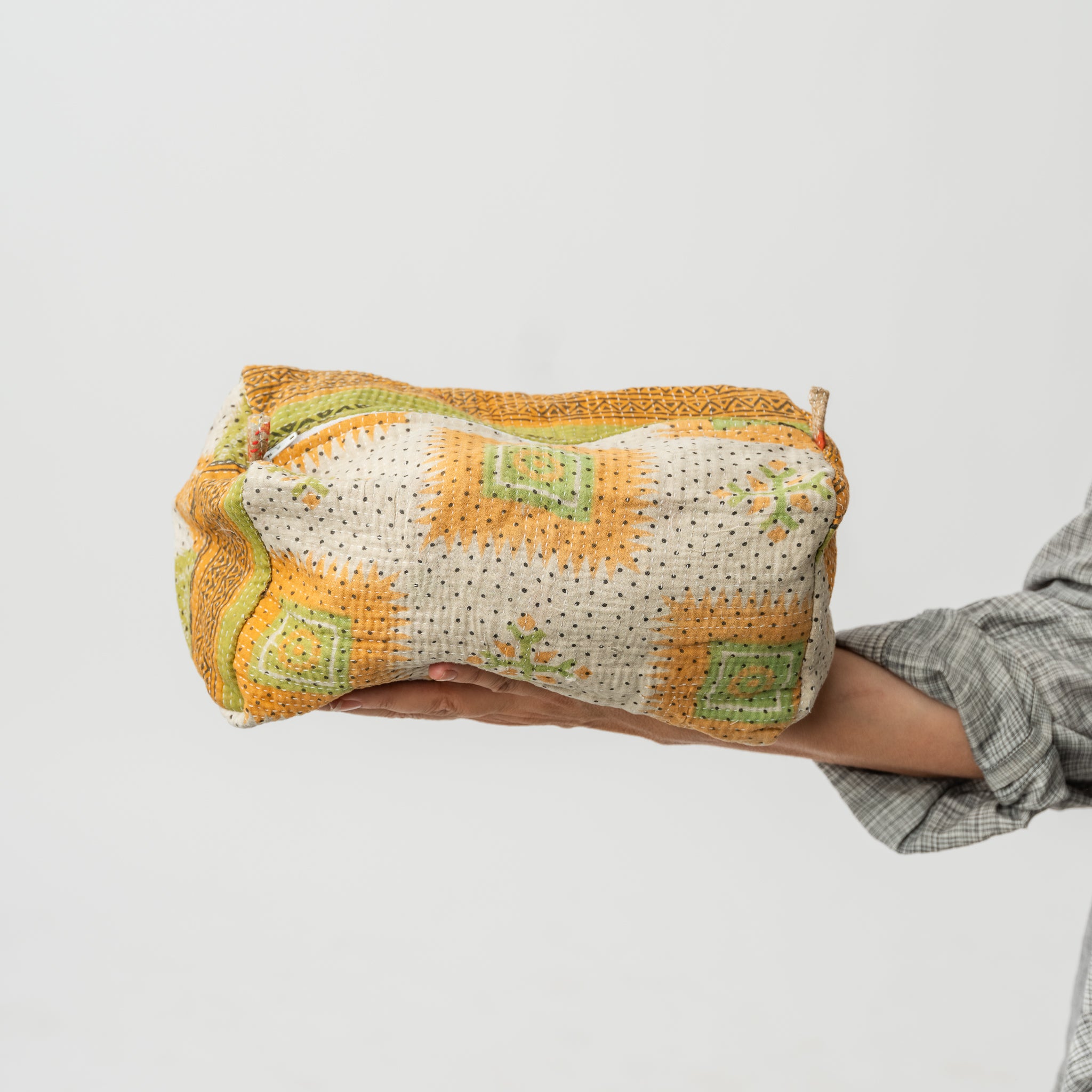 Vintage Kantha Toiletry Pouch 4 
