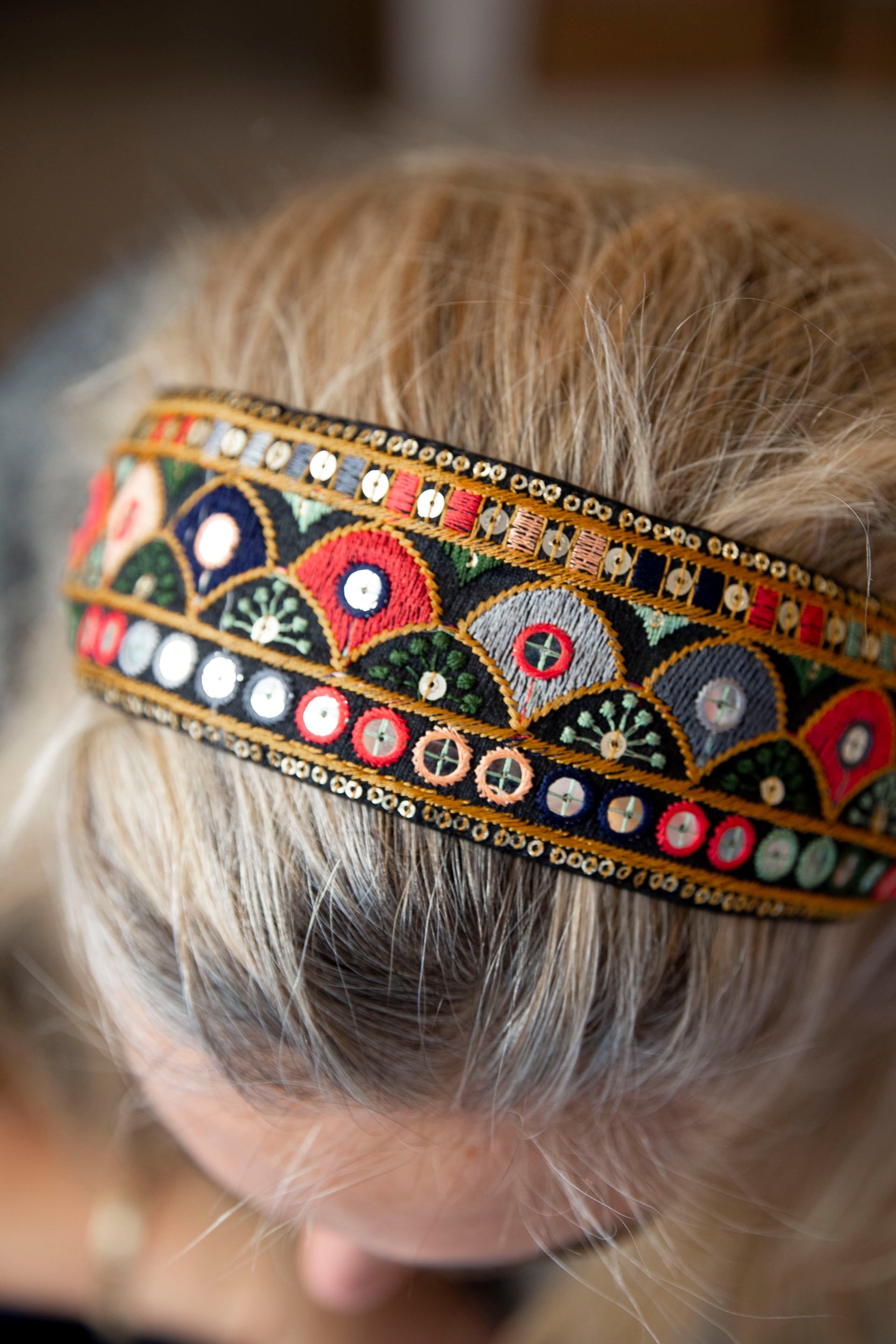 Vintage Sari Headband