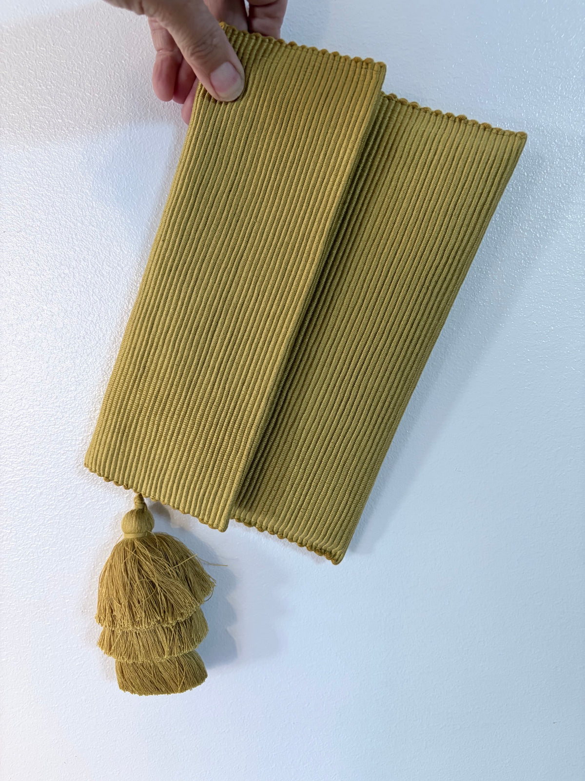 Peruvian Hand Woven Hand Clutch with Pompom